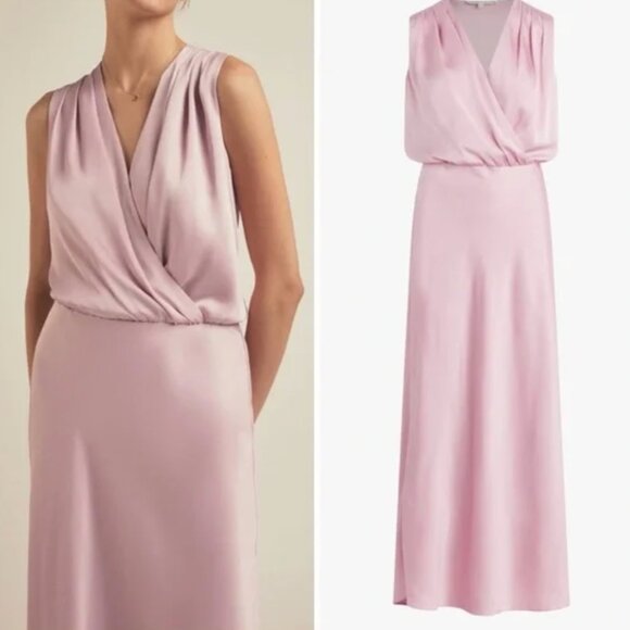 Favorite Daughter Sleeveless Satin Nita Satin Maxi Dress XS NWT $268 - Picture 1 of 7